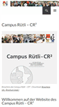 Mobile Screenshot of campusruetli.de